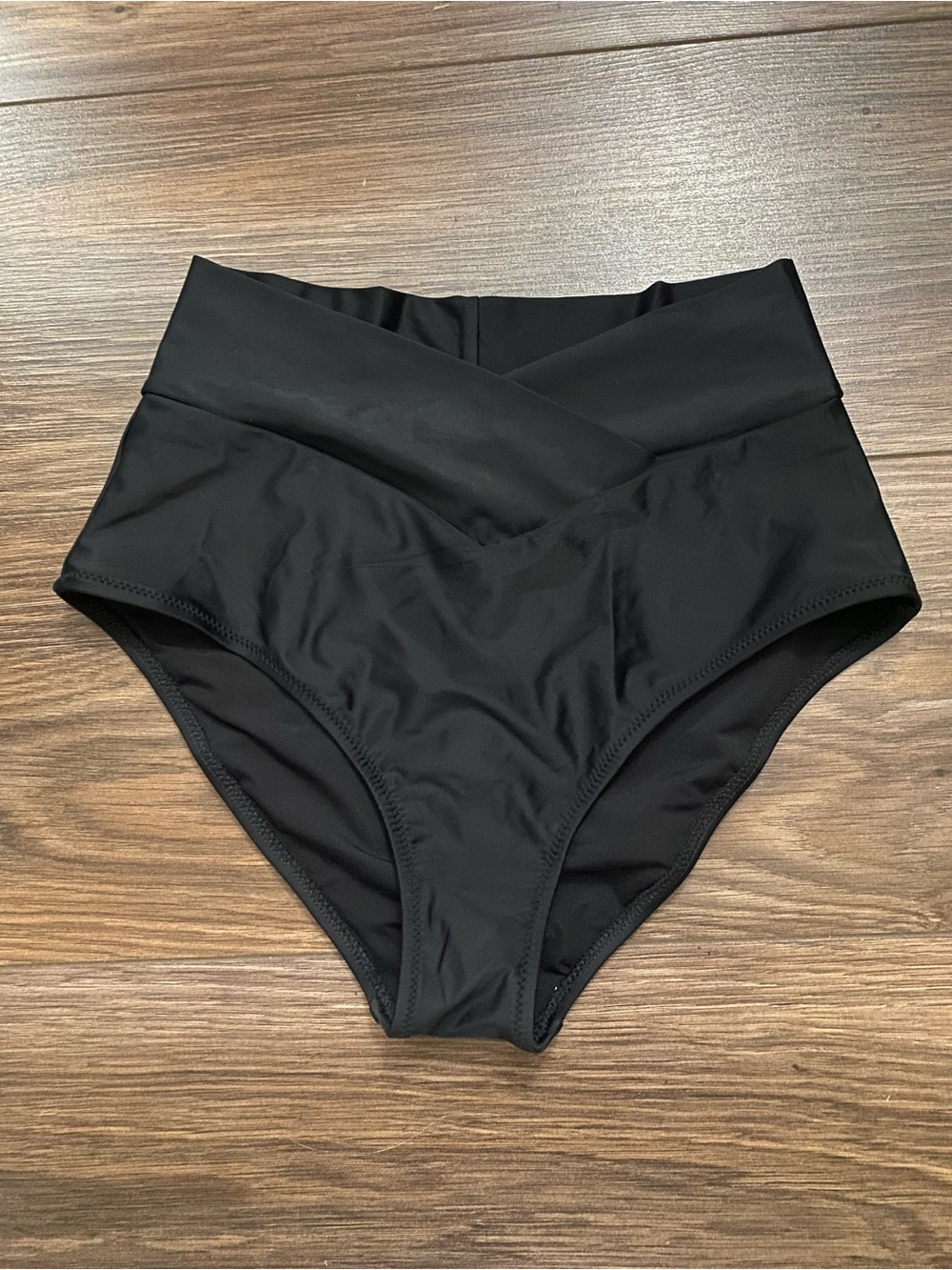 NWOT Aerie high-rise cross-over bikini bottoms